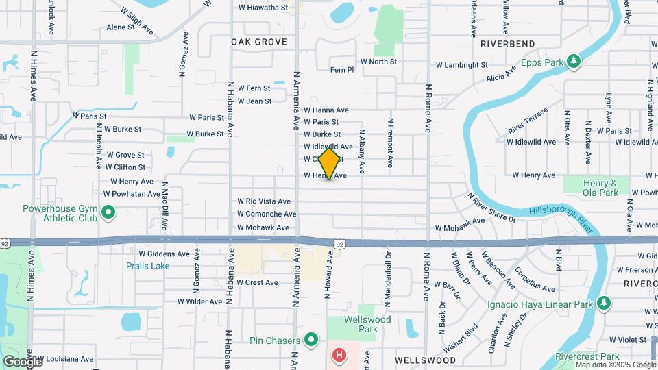 2121 W Powhatan Ave Map and Location Details