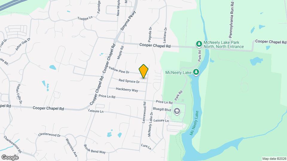 6315 Red Spruce Dr Map and Location Details