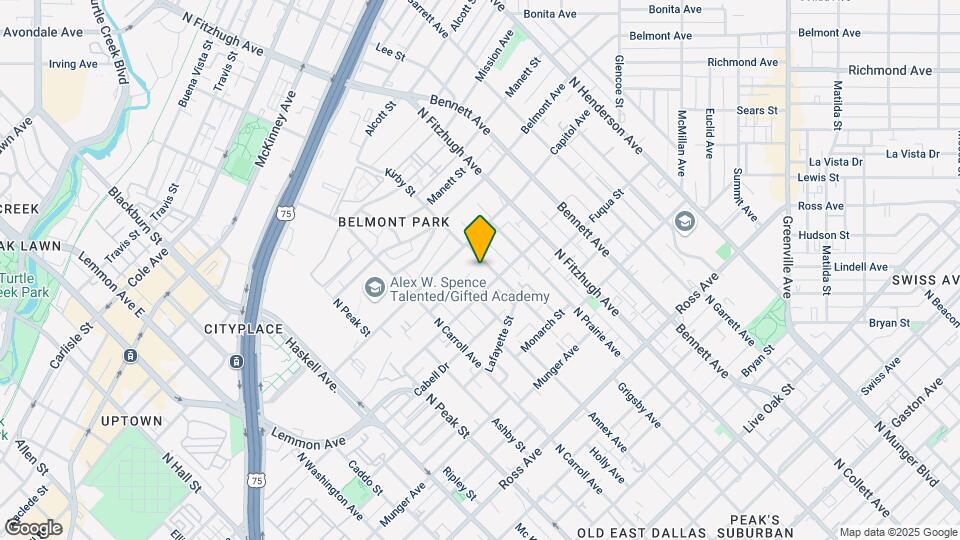 2315 Kirby St Map and Location Details