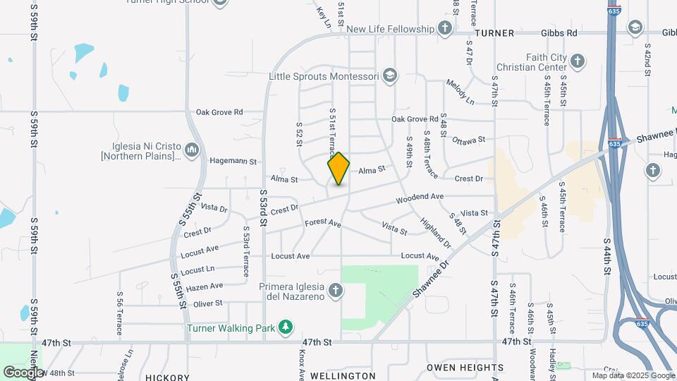 5106 Crest Dr Map and Location Details