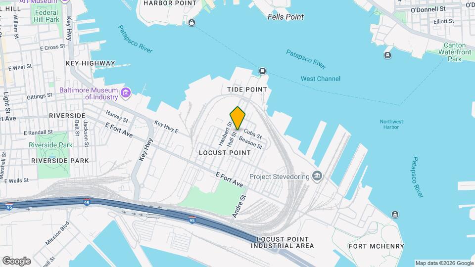 1247 Hull St Map and Location Details