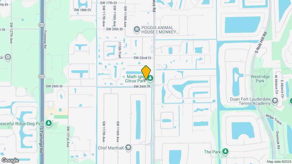 11242 SW 25th Ct Map and Location Details