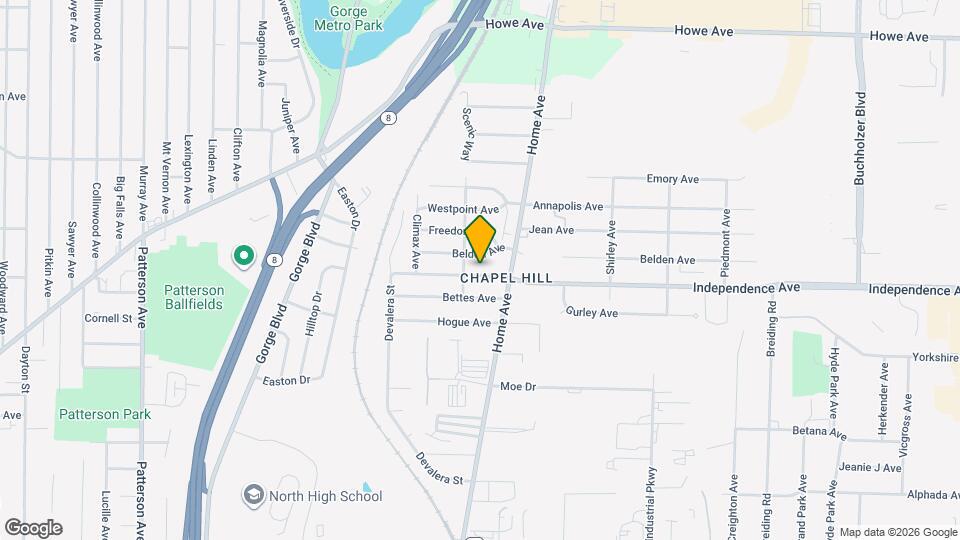 745 Independence Ave Map and Location Details