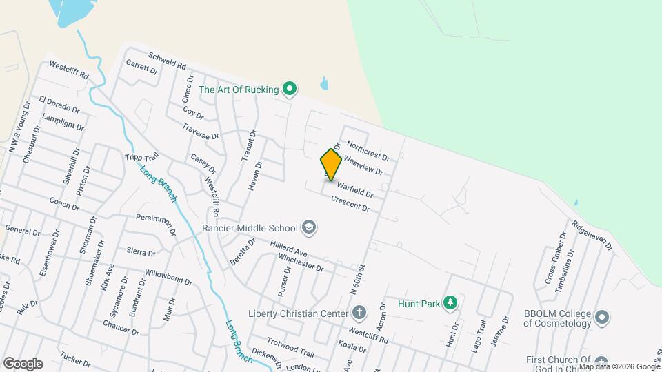 3402 Warfield Dr Map and Location Details