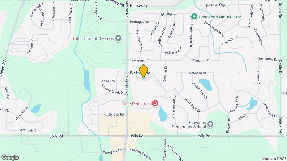 2177 Woodleaf Ct Map and Location Details