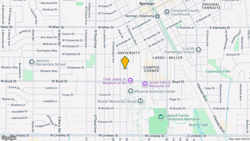 458 Elm Ave Map and Location Details