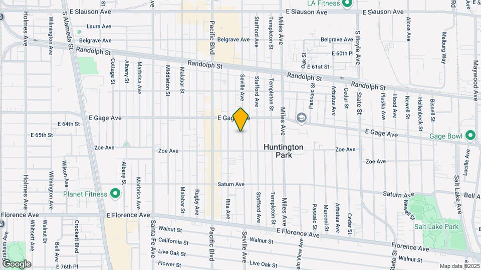 6441 Seville Ave Map and Location Details