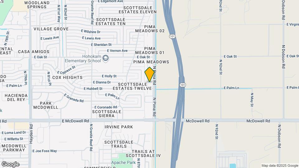 2013 N 87th Way Map and Location Details