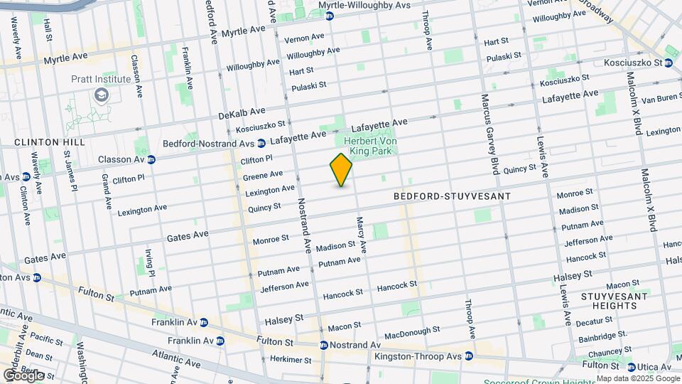 305 Quincy St Map and Location Details