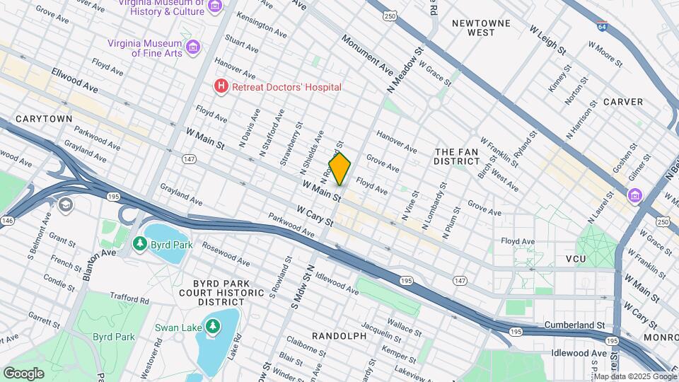 10 N Meadow St Map and Location Details