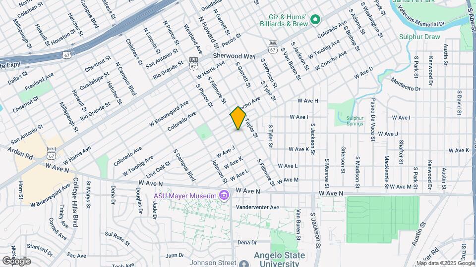 2205 Live Oak St Mapa y Detalles de la Ubicación