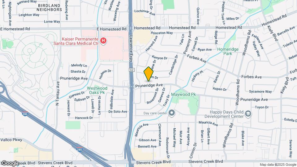 3505 Pruneridge Ave Map and Location Details