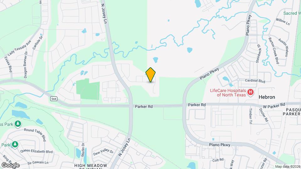 2046 Hollow Creek Trail Map and Location Details