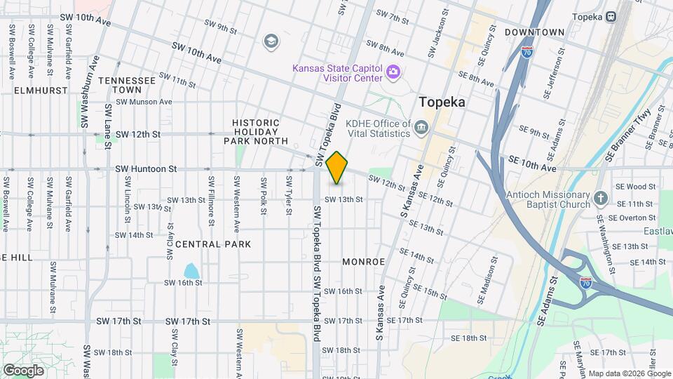 1267 SW Harrison St Map and Location Details