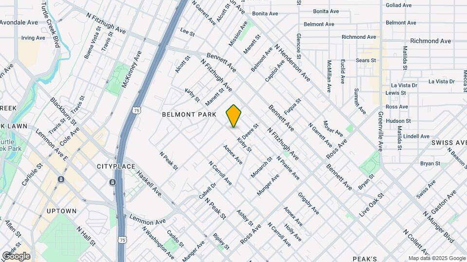 2322 Kirby St Map and Location Details