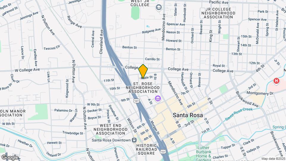 410-412 Klute St Mapa y Detalles de la Ubicación