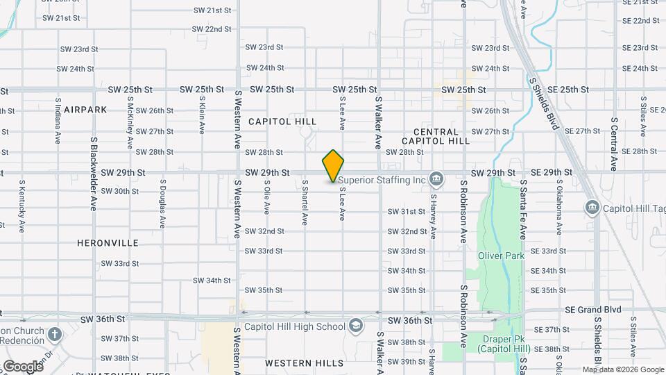 609 SW 30th St Map and Location Details