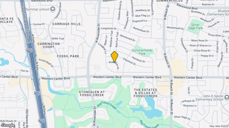 3816 Buckhorn Pl Map and Location Details