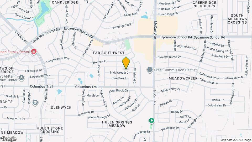 3724 Bridalwreath Dr Map and Location Details