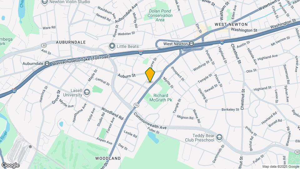 1599 Washington St, Unit 2 Map and Location Details