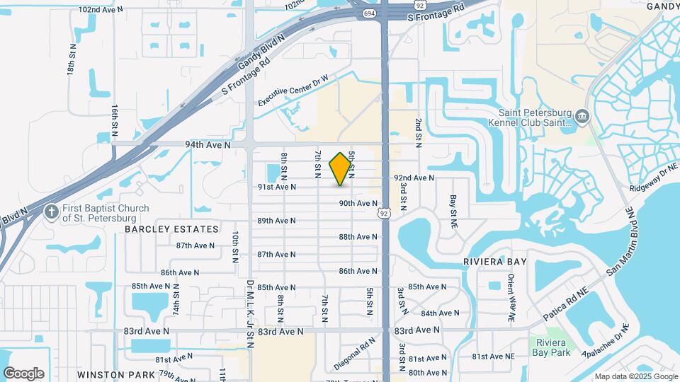 526 91st Ave N Map and Location Details