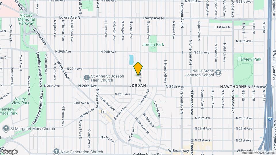 2631 N Knox Ave Map and Location Details