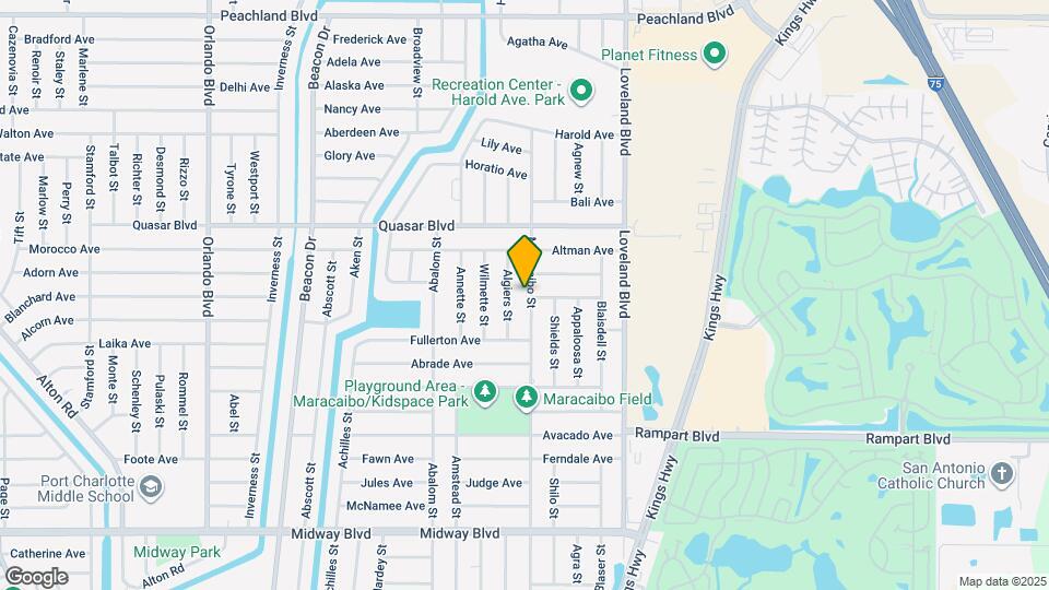 1355 Maracaibo St Map and Location Details