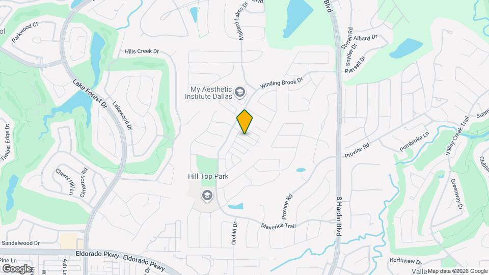 3809 Landsdowne Dr Map and Location Details