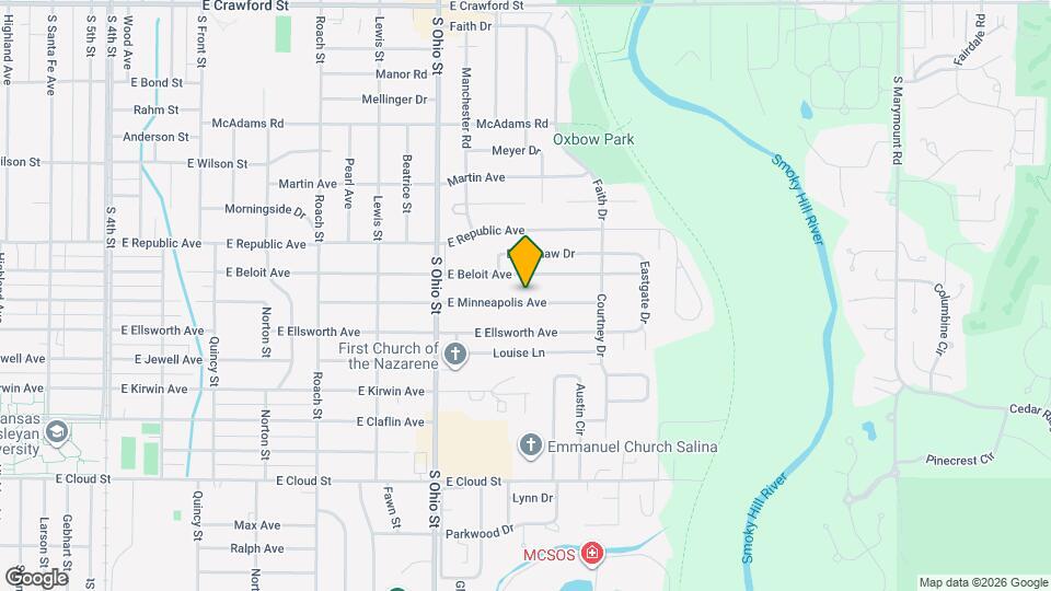 1317 E Minneapolis Ave Mapa y Detalles de la Ubicación