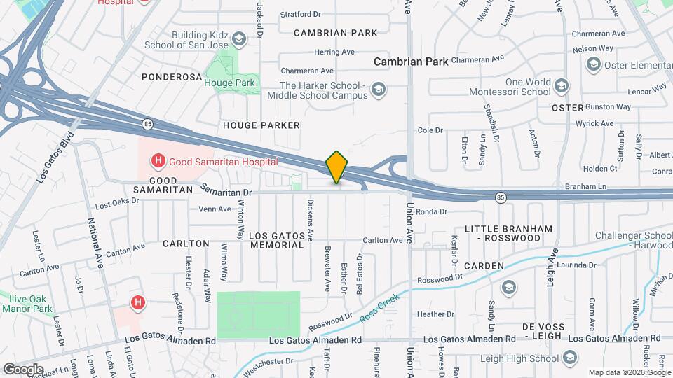 2095 Samaritan Dr Mapa y Detalles de la Ubicación