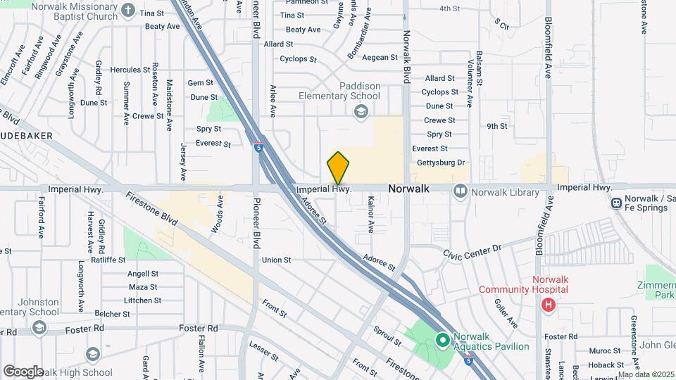 12016 Imperial Hwy. Map and Location Details