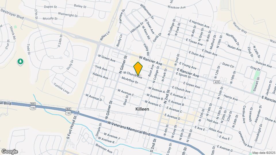 510 W Church Ave Map and Location Details