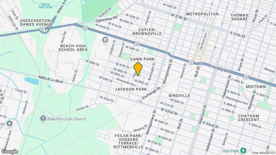 3201 Perth St Map and Location Details