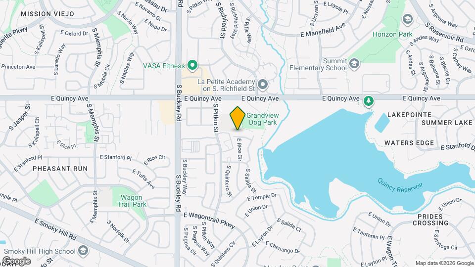17385 E Rice Cir Map and Location Details