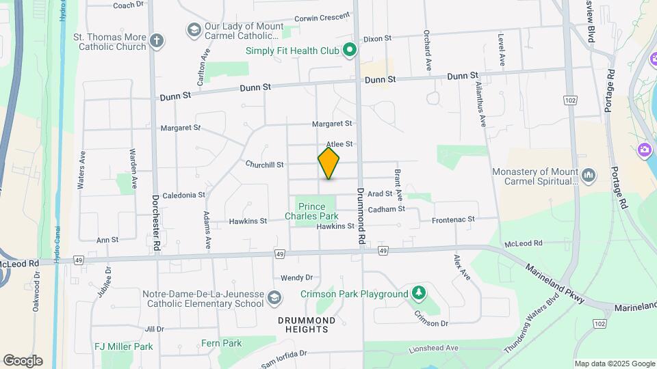 6318 Skinner St Map and Location Details