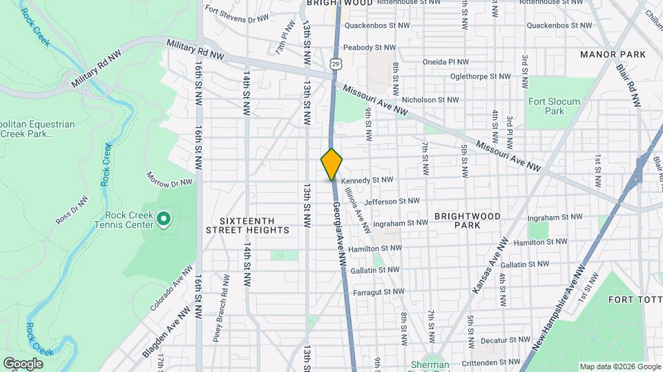 1200 Kennedy St NW, Unit SI ID1633281P Map and Location Details