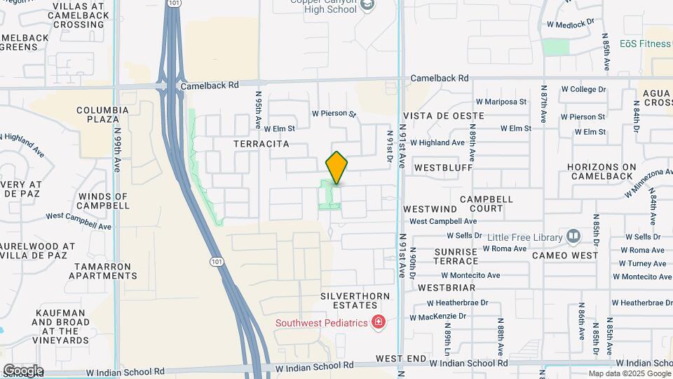4554 N 92nd Ln Map and Location Details