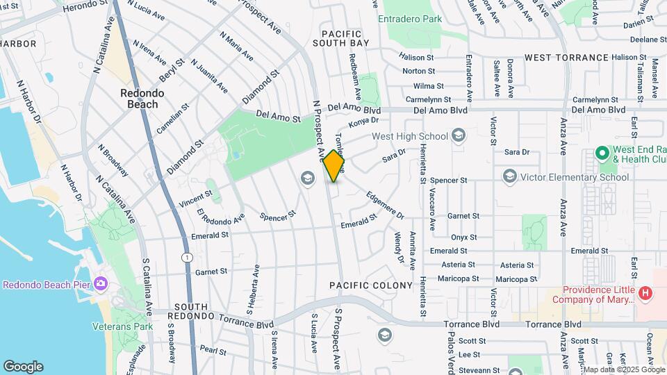 206 N Prospect Ave Mapa y Detalles de la Ubicación