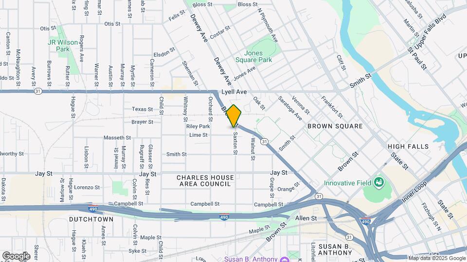 385 Saxton St Map and Location Details