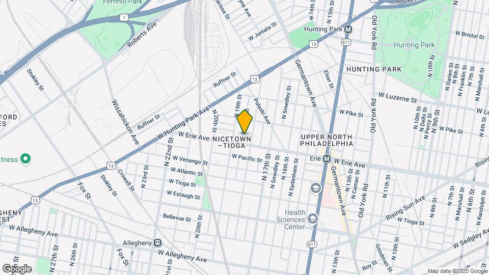 3717 N Gratz St Map and Location Details