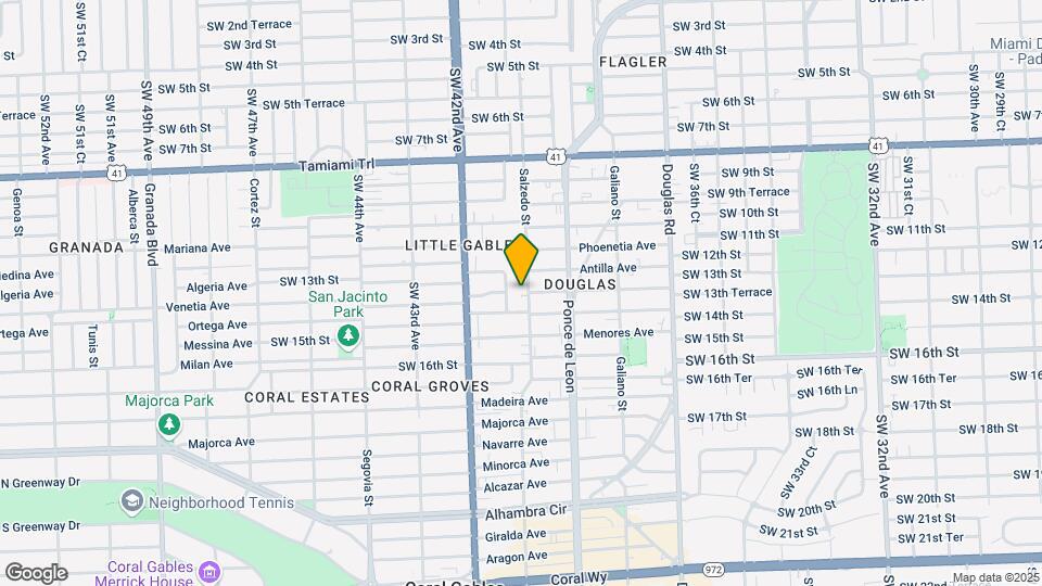 1222 Salzedo St Map and Location Details