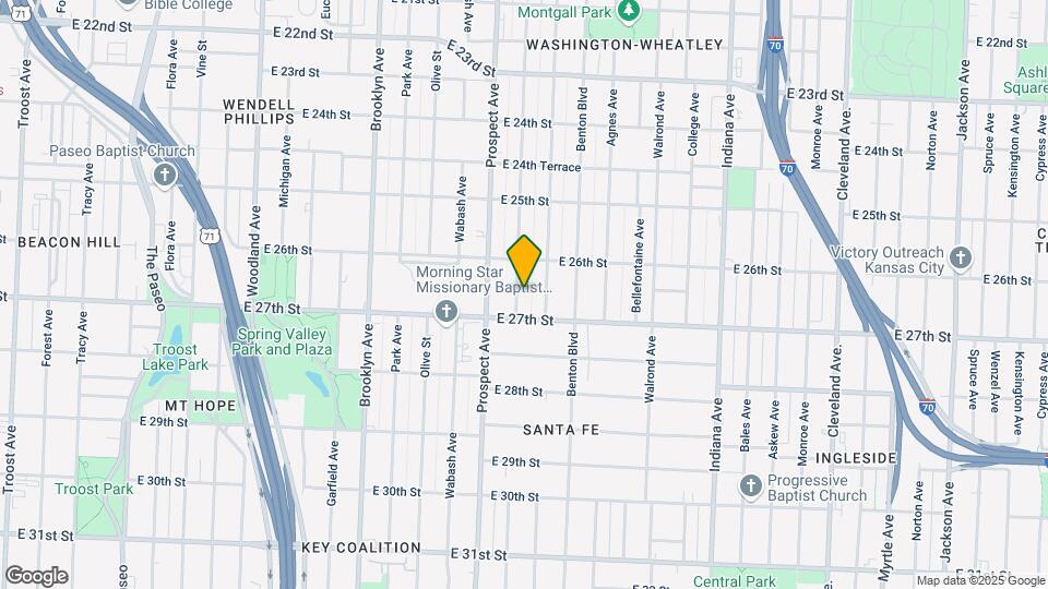 2629 Montgall Ave Map and Location Details