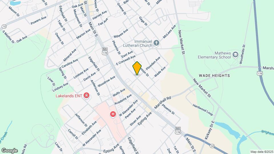 203-209 Plowden Ave Mapa y Detalles de la Ubicación