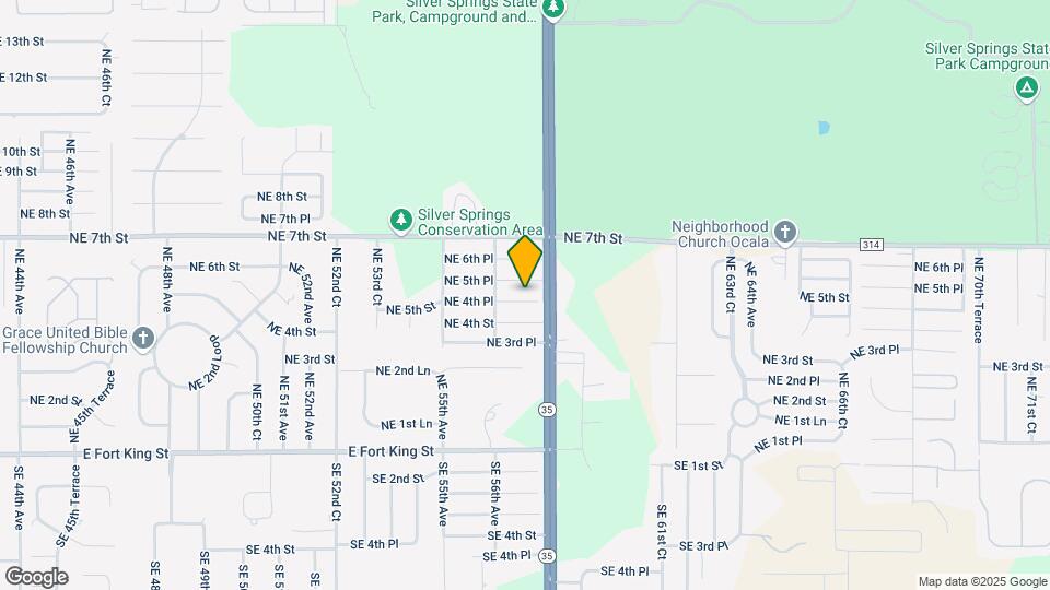 5741 NE 4th Pl Map and Location Details