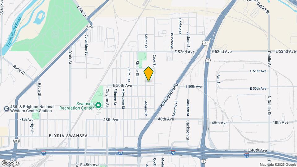 5016 Adams St, Unit Unit B Map and Location Details