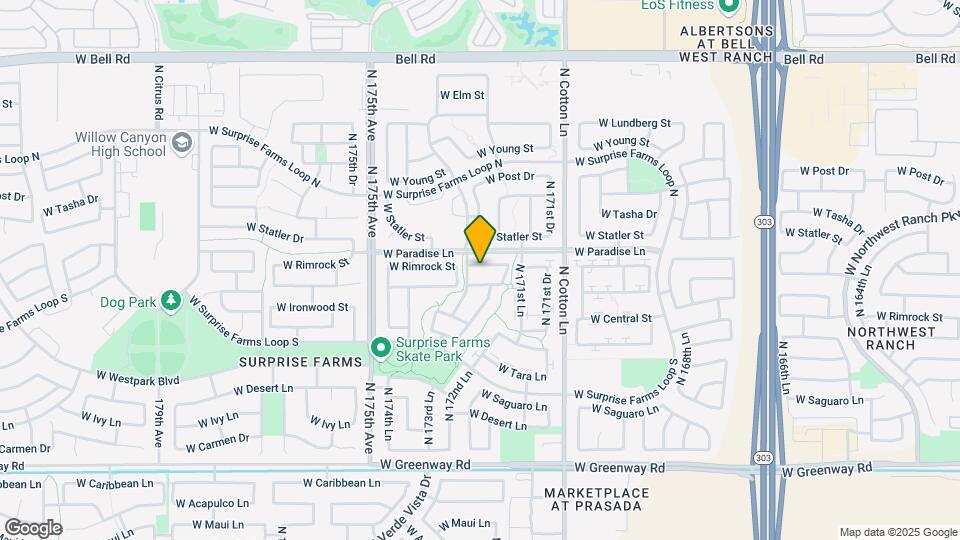 17267 W Rimrock St Map and Location Details