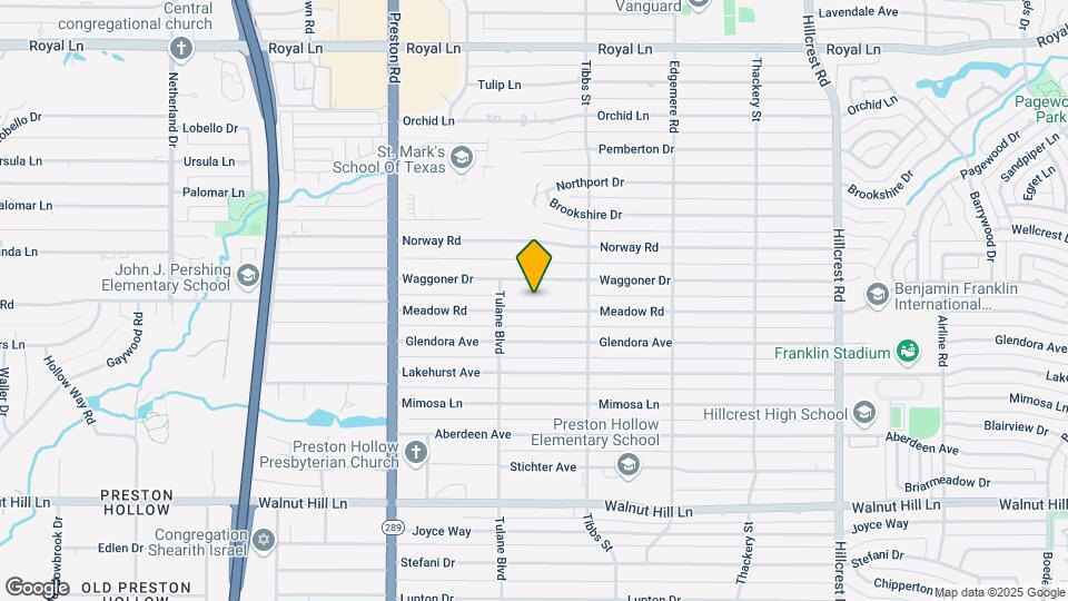 6231 Meadow Rd Map and Location Details
