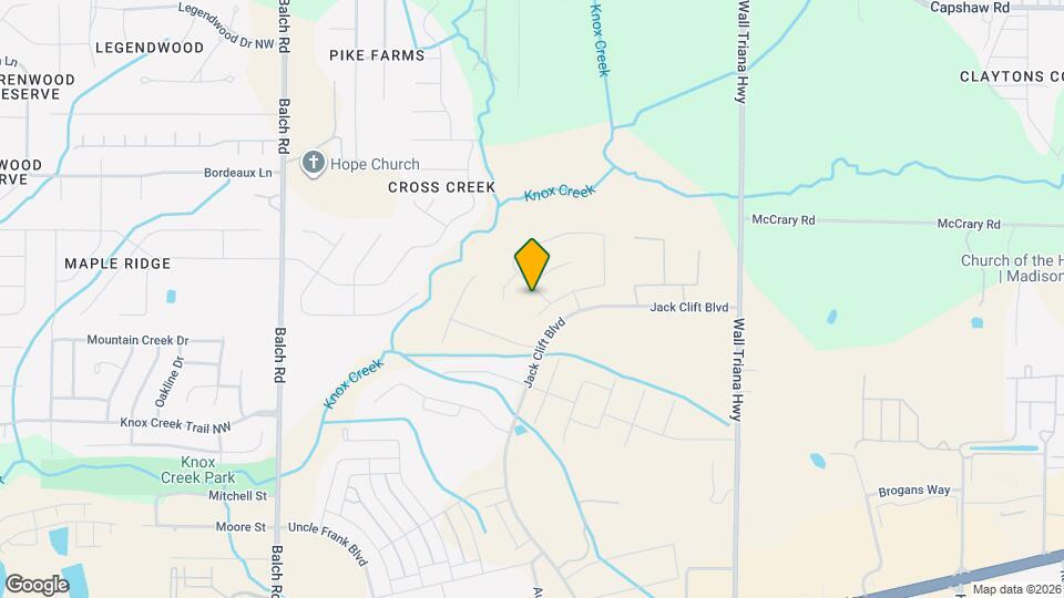 190 Clift Crk Dr Map and Location Details