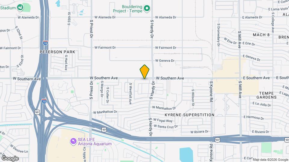 1028 W Malibu Dr Mapa y Detalles de la Ubicación