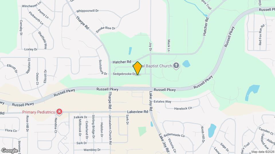 209 Sedgebrooke Dr Map and Location Details